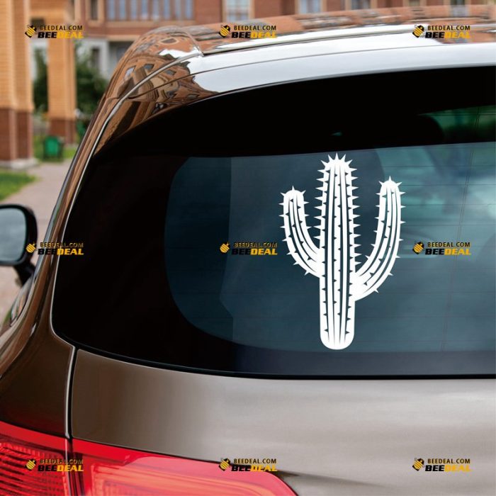 Arizona Cactus Sticker Decal Vinyl American State Plant – Custom Choose Size Color – For Car Laptop Window Boat – Die Cut No Background 081601