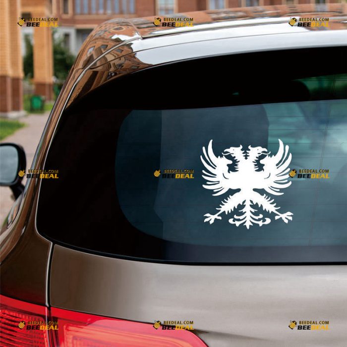 Russian Eagle Sticker Decal Vinyl, Double Headed Eagle, Russia Coat Of Arms – Custom Choose Size Color – For Car Laptop Window Boat – Die Cut No Background 212022