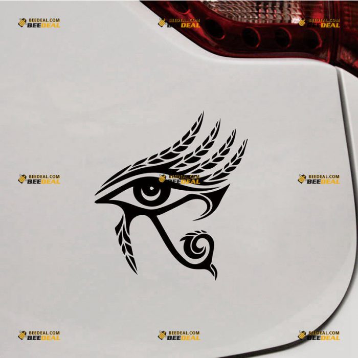 Symbol of Eye Of Horus Sticker Decal Vinyl, Egypt Egyptian God – Custom Choose Size Color – For Car Laptop Window Boat – Die Cut No Background 212021