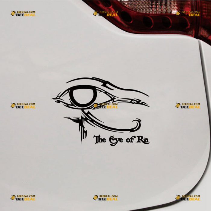 Symbol of Eye Of Horus Sticker Decal Vinyl, Egypt Egyptian God – Custom Choose Size Color – For Car Laptop Window Boat – Die Cut No Background 212026