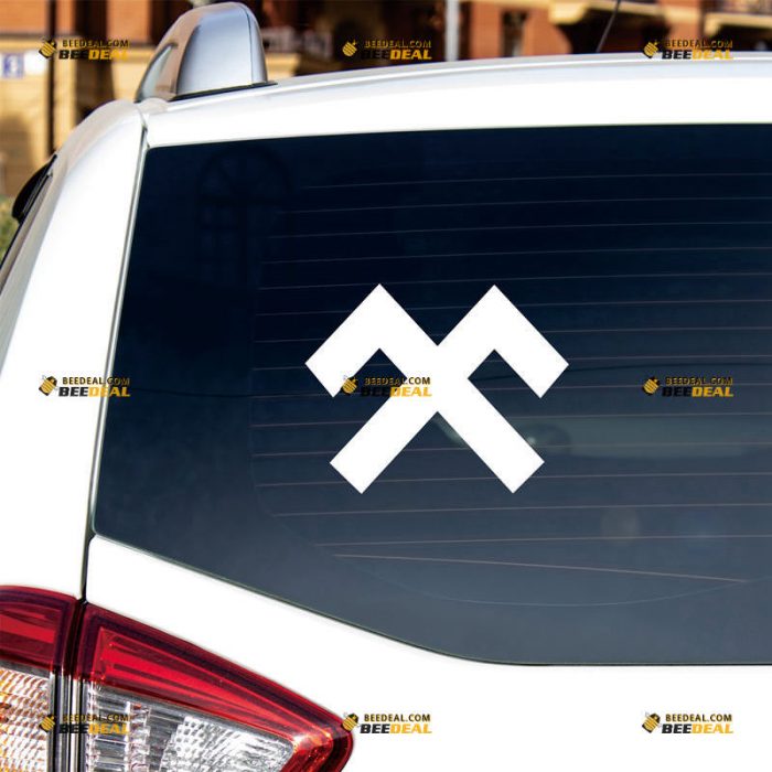 Latvian Jumis Cross Sticker Decal Vinyl Latvia – Custom Choose Size Color – For Car Laptop Window Boat – Die Cut No Background 212022