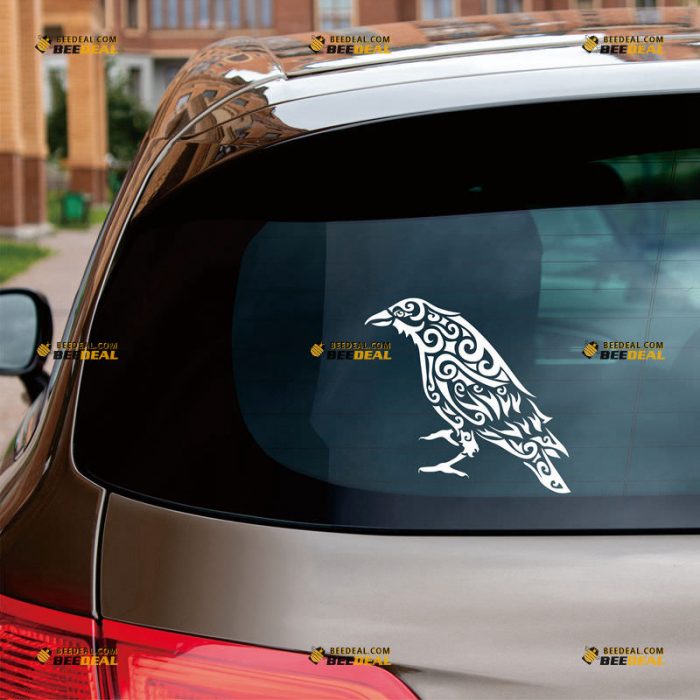 Odin Raven Sticker Decal Vinyl, Viking, Norse – Custom Choose Size Color – For Car Laptop Window Boat – Die Cut No Background 061532209