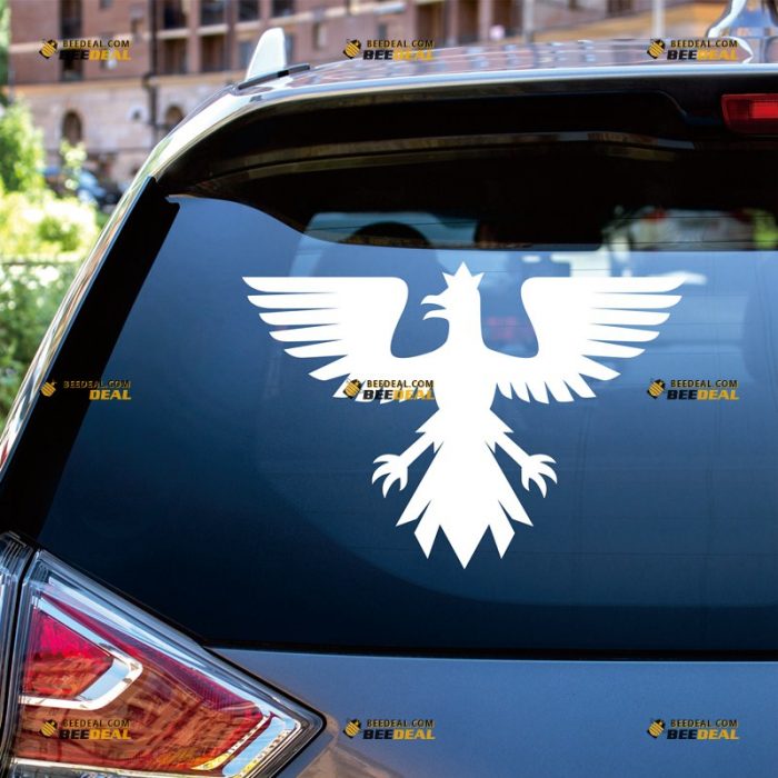 Polish Eagle Sticker Decal Vinyl Poland Coat Of Arms Polski Orzeł Biały Herb – Custom Choose Size Color – For Car Laptop Window Boat – Die Cut No Background 092102