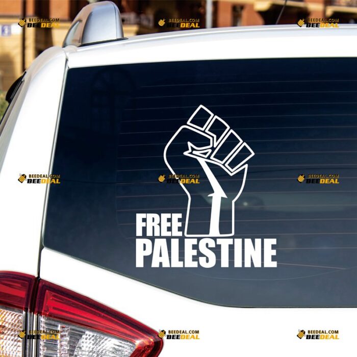 Free Palestine Sticker Decal Vinyl Palestine Fist, Custom Choose Size Color, For Car Laptop Window Boat, Die Cut No Background