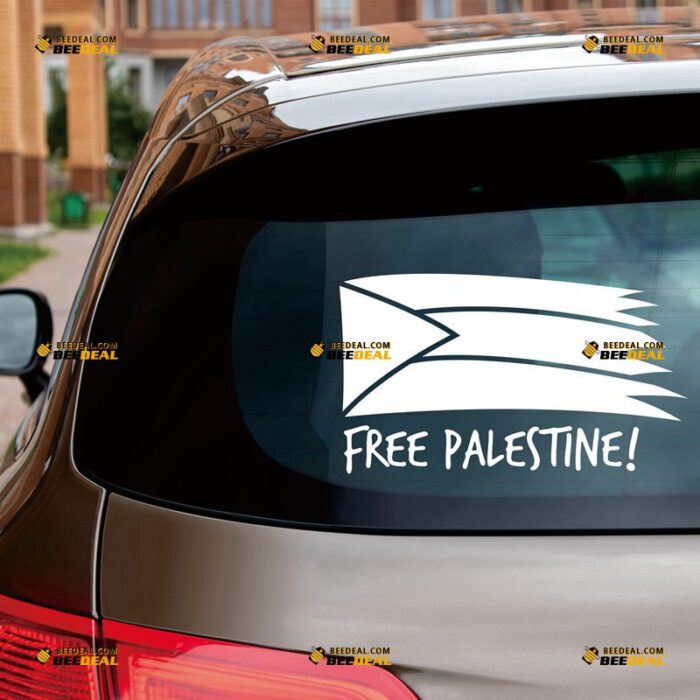 Free Palestine Flag Sticker Decal Vinyl Palestinian, Custom Choose Size Color, For Car Laptop Window Boat, Die Cut No Background