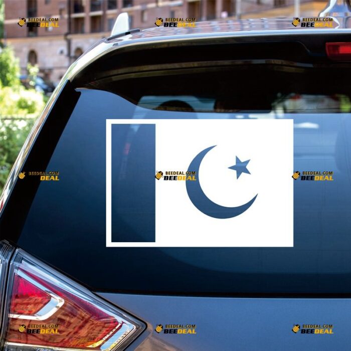 Pakistan Flag Sticker Decal Vinyl Islam, Custom Choose Size Color, For Car Laptop Window Boat, Die Cut No Background 082902