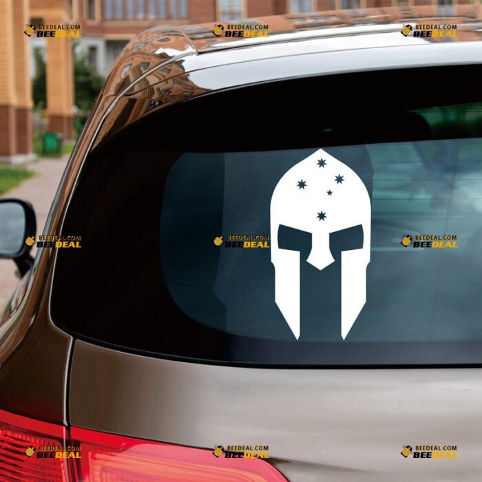 Australian Southern Cross Sparta Sticker Decal Vinyl Molon Labe Spartan Aussie, Custom Choose Size Color, For Car Laptop Window Boat, Die Cut No Background