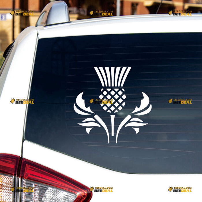 Thistle Flower Sticker Decal Vinyl Scottish Scotland, Custom Choose Size Color, For Car Laptop Window Boat, Die Cut No Background 211291