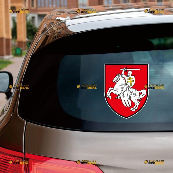 Belarus Sticker Decal Vinyl, Country Coat Of Arms – For Car Truck Bumper Bike Laptop – Custom, Choose Size, Reflective or Glossy