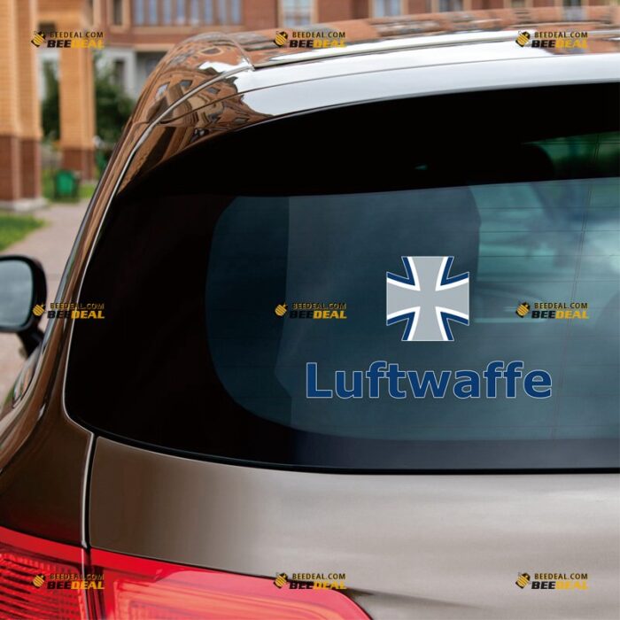 German Air Force Sticker Decal Vinyl Luftwaffe – For Car Truck Bumper Bike Laptop – Custom, Choose Size, Reflective or Glossy 72030012