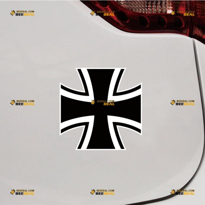 Iron Cross Sticker Decal Vinyl German Army 1956 – For Car Truck Bumper Bike Laptop – Custom, Choose Size, Reflective or Glossy 72031935