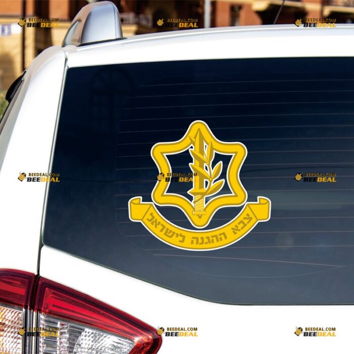 Israel Defense Forces Sticker Decal Vinyl IDF Badge – For Car Truck Bumper Bike Laptop – Custom, Choose Size, Reflective or Glossy 72030037