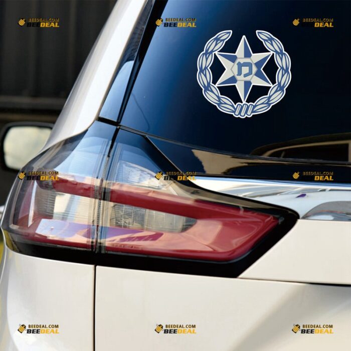 Israel Police Force Sticker Decal Vinyl Israeli – For Car Truck Bumper Bike Laptop – Custom, Choose Size, Reflective or Glossy 72030039