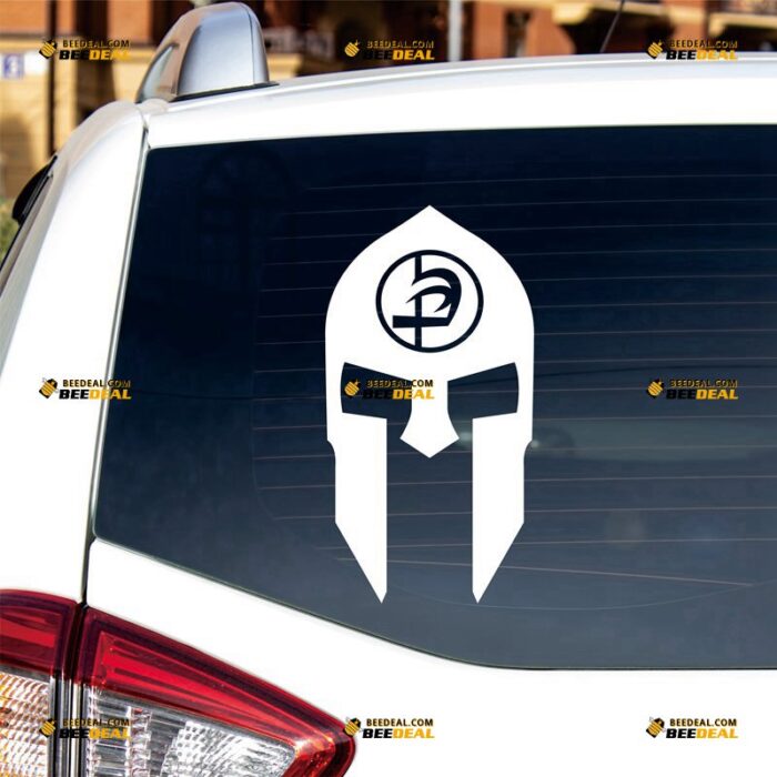 Krav Maga Sticker Decal Vinyl, Spartan Helmet Mask Molon Labe – For Car Truck Bumper Bike Laptop – Custom, Choose Size Color – Die Cut No Background