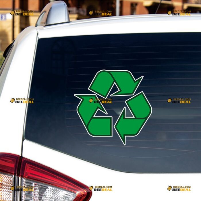 Recycling Sign Sticker Decal Vinyl – Custom, Choose Size, Reflective or Glossy 72032153