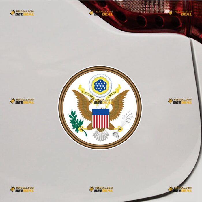 United States Great Seal Sticker Decal Vinyl – For Car Truck Bumper Bike Laptop – Custom, Choose Size, Reflective or Glossy 71632204