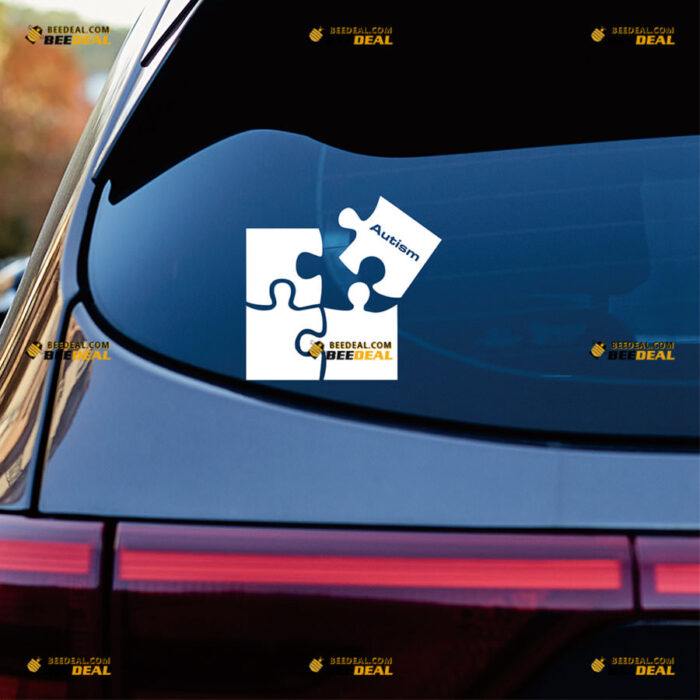 Autism Awareness Puzzle Piece Sticker Decal Vinyl Autistic – Custom, Choose Size Color – Die Cut No Background 83131443