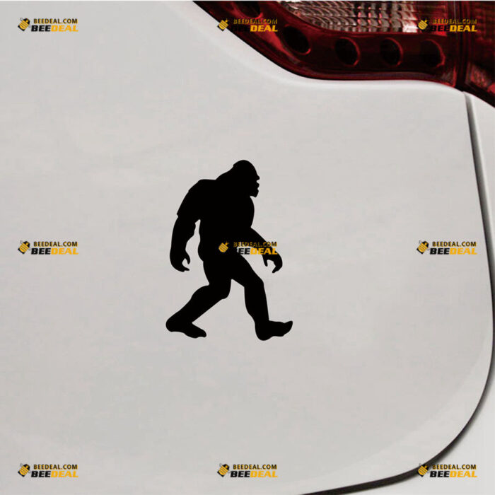 Bigfoot Sasquatch Sticker Decal Vinyl – For Car Truck Bumper Bike Laptop – Custom, Choose Size Color – Die Cut No Background 90731409