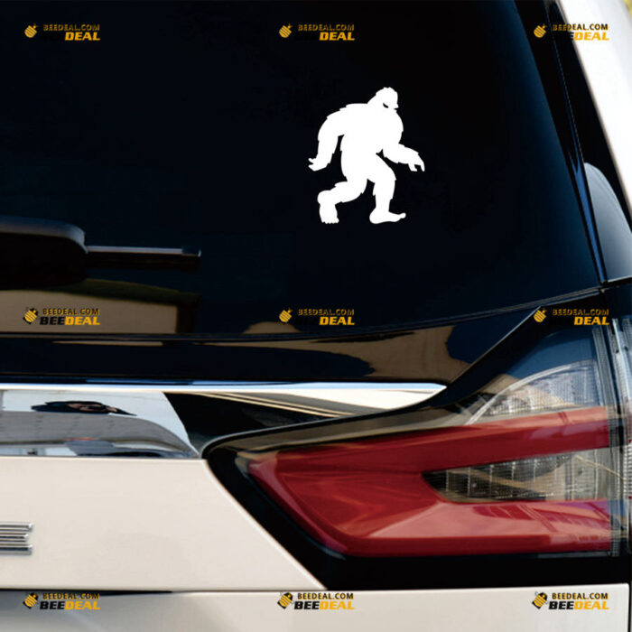 Bigfoot Sasquatch Sticker Decal Vinyl Eyes – For Car Truck Bumper Bike Laptop – Custom, Choose Size Color – Die Cut No Background 90731541