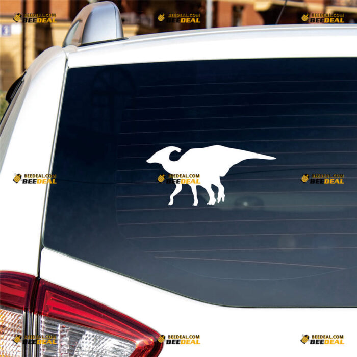 Dinosaur Silhouette Sticker Decal Vinyl – For Car Truck Bumper Bike Laptop – Custom, Choose Size Color – Die Cut No Background 91331018