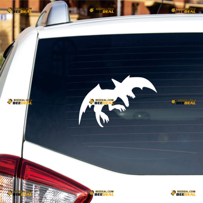 Dinosaur Silhouette Sticker Decal Vinyl – For Car Truck Bumper Bike Laptop – Custom, Choose Size Color – Die Cut No Background 91331019