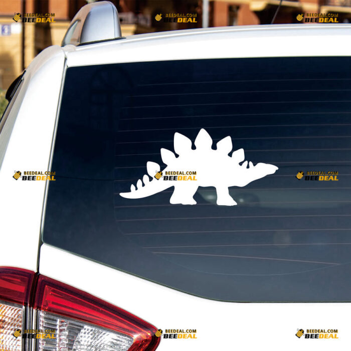 Dinosaur Silhouette Sticker Decal Vinyl – For Car Truck Bumper Bike Laptop – Custom, Choose Size Color – Die Cut No Background 91331021