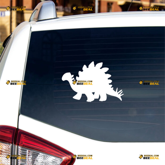 Dinosaur Silhouette Sticker Decal Vinyl – For Car Truck Bumper Bike Laptop – Custom, Choose Size Color – Die Cut No Background 91331026