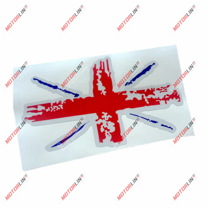 UK Flag Union Jack Decal Sticker Car Vinyl Reflective Glossy vintage pick size