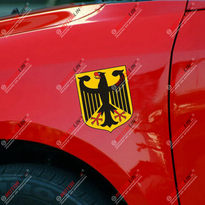 German Coat of Arms Eagle Germany Decal Sticker Car Vinyl Reflective Glossy a