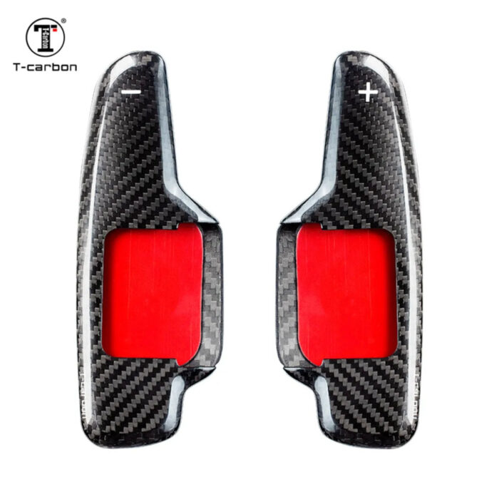 2023 T-carbon Replacement Steering Wheel Paddle Shifter Fit For Corvette C8 Shifting Paddles Carbon Fiber Auto Accessories