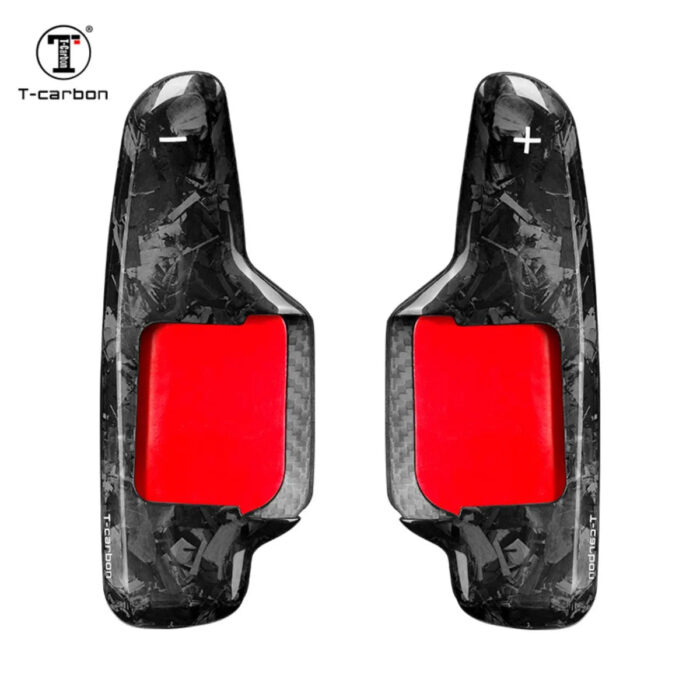 2023 T-carbon Replacement Steering Wheel Paddle Shifter Fit For Corvette C8 Shifting Paddles Carbon Fiber Auto Accessories