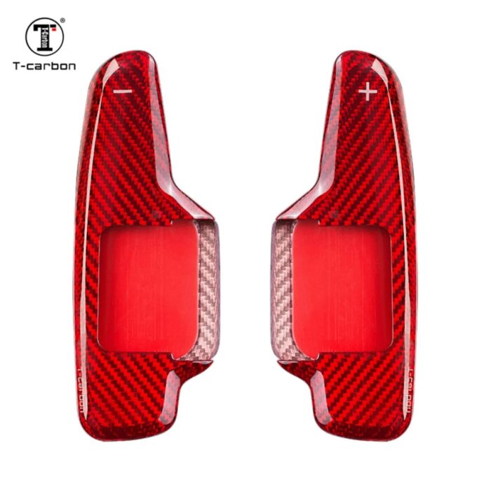 2023 T-carbon Replacement Steering Wheel Paddle Shifter Fit For Corvette C8 Shifting Paddles Carbon Fiber Auto Accessories