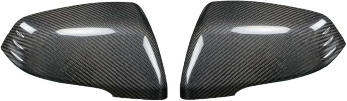 JSWAN Carbon Fiber Door Mirror Covers Side Mirror Rearview Cover Caps Rearview Replacement For GR Supra A90 Door Rearview Mirror Cover Cap Exterior Protect Accessories