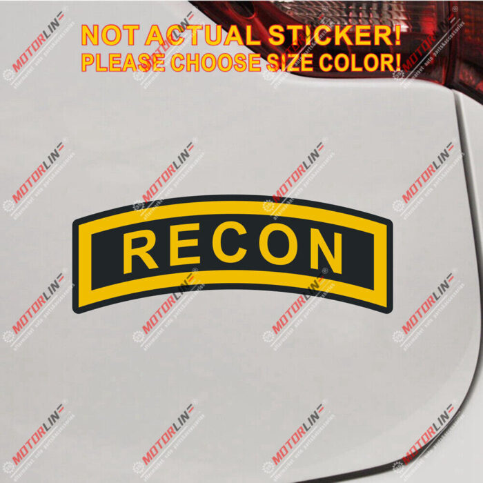 RECON Ranger Army Recce Decal Sticker Car Vinyl Reflective Glossy pick size