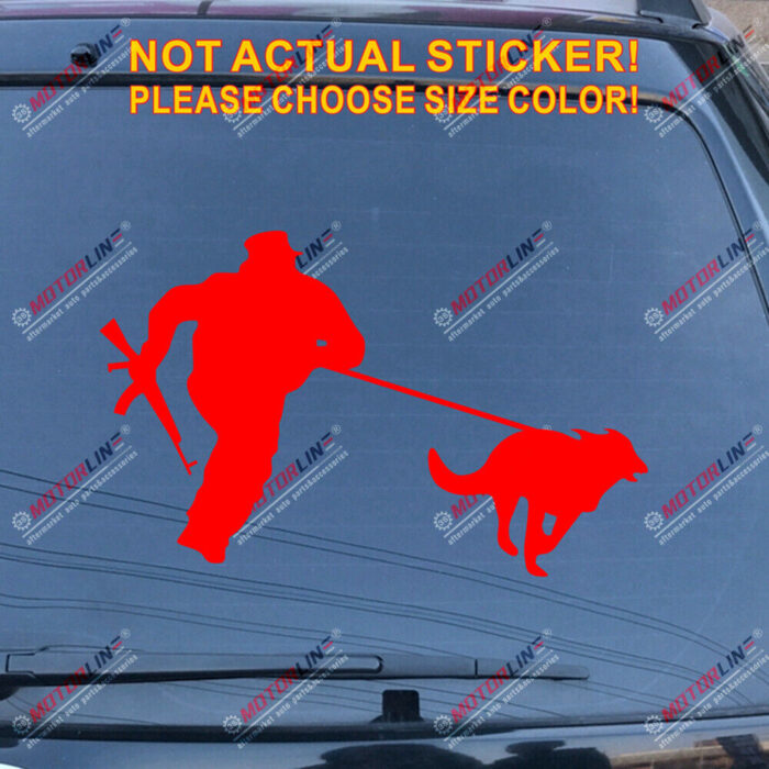 K9 K-9 Police Dog German Shepherd Training Rifle Decal Sticker Car Vinyl