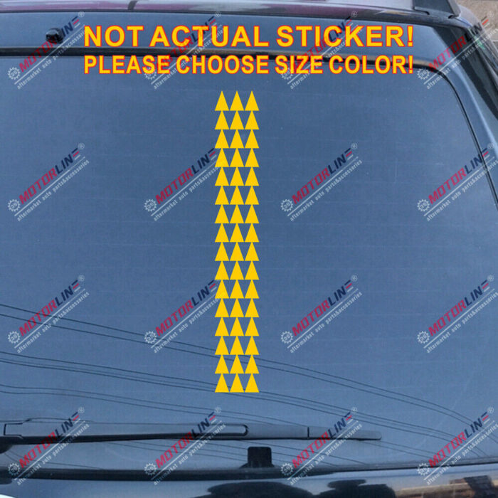 Hawaii Tribal 48 Arrows Decal Sticker Car Vinyl pick size color Hawaiian HI