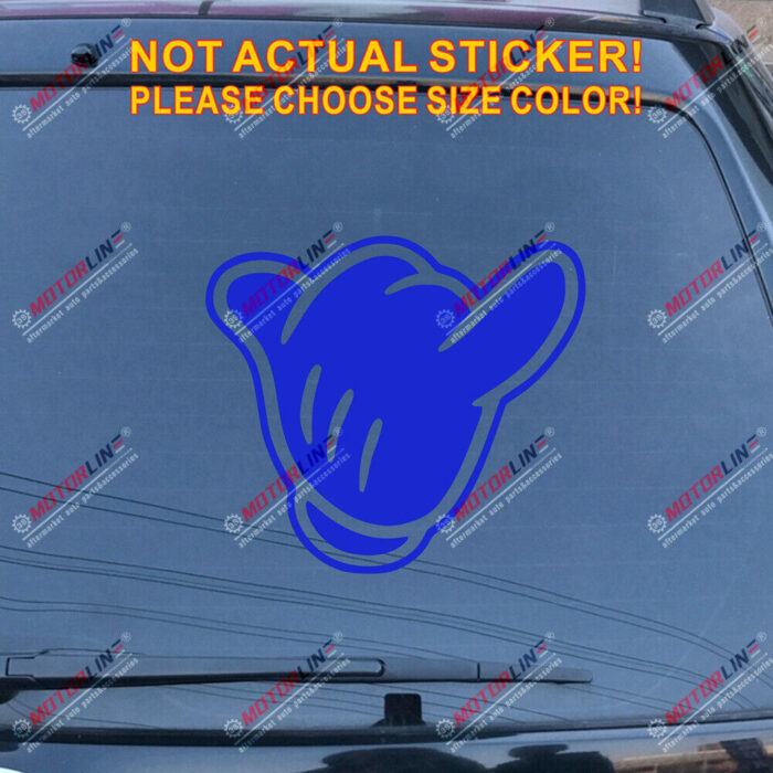 Shaka Loose Hand Gesture Decal Sticker Car Vinyl pick size color style d