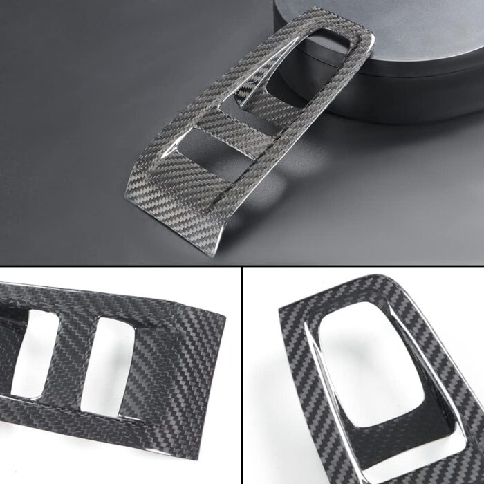 JSWAN Carbon Fiber Car Door Button Trim Switch Cover for BRZ GR86 LHD Car Window Lift Button Frame Sticker Car Interior Accessories