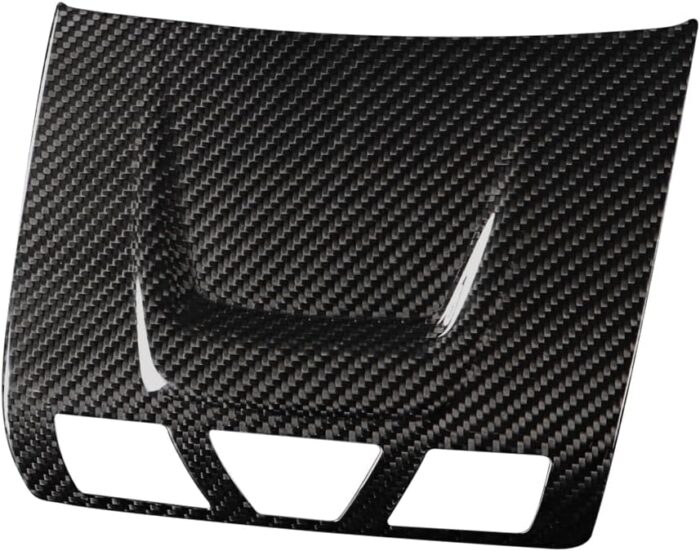 JSWAN Carbon Fiber Roof Reading Light Trim Cover for Supra A90 MK5 2021-2023 Reading Light Panel Cover Sticker Car Interior Decoration Accessories