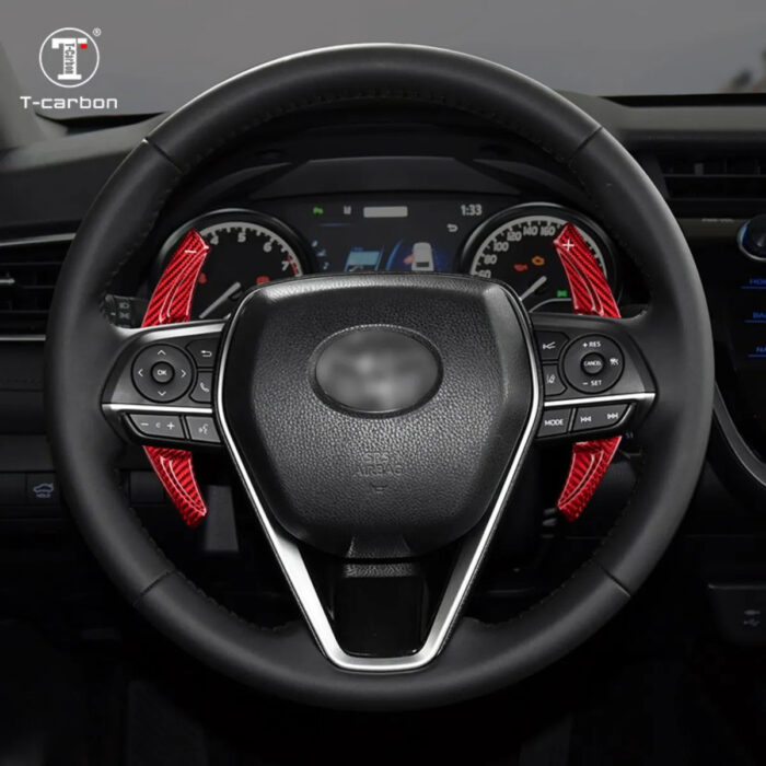 Carbon Fiber Paddle Shift For Toyota Camry Corolla Avalon Levin RAV4 2018-2020 Car Steering Wheel Extension Shift Paddle Shifter