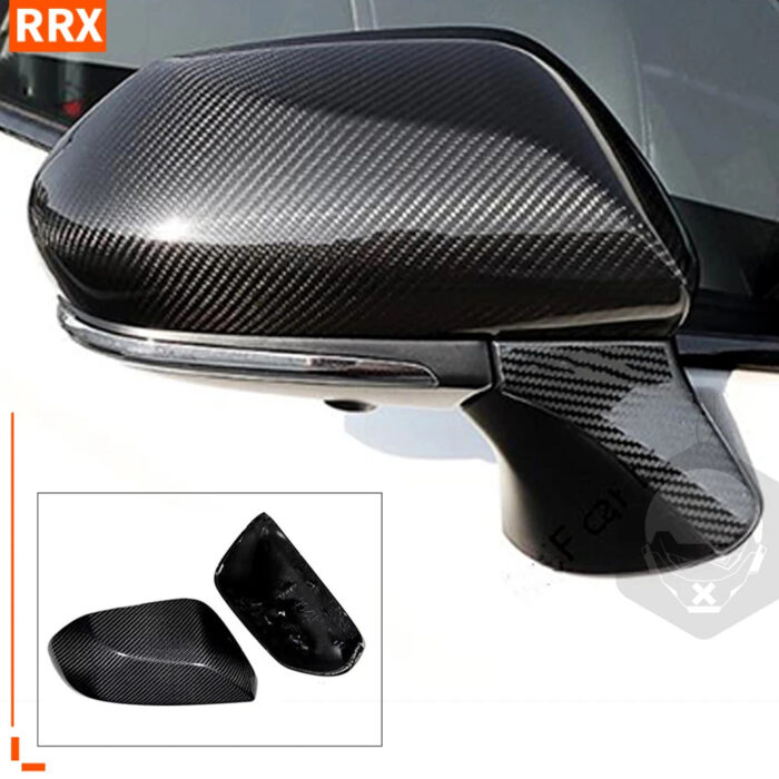 For Toyota Camry 8th Gen 2018+ Mirror Trim Covers Caps RearView Mirrors Case Cover Carbon Fiber Car Exterior Styling Accessories