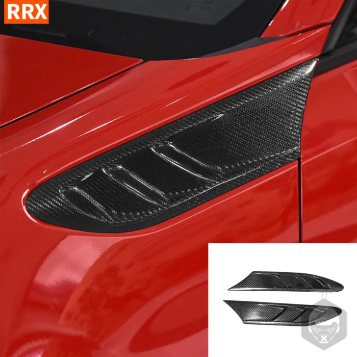 For Toyota Subaru GT86 BRZ 2012-2019 Doors Fender Tuyere Dry Carbon Fiber Cover Trim Automobile Exterior Decoration Refit Parts