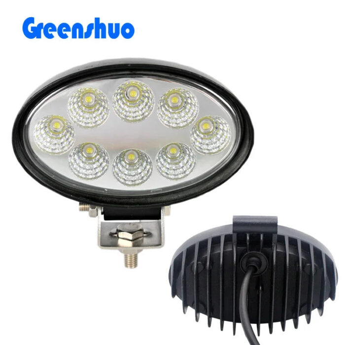 5.5inch Led Work Lamp 24w Agricultural Lighting Tractor Oval Led Work Light 12v