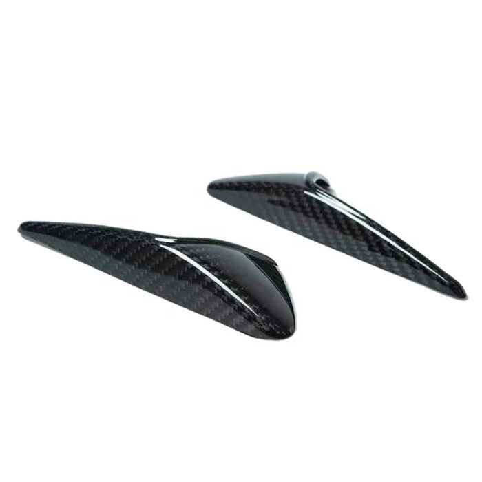 factory price 2 pcs dry carbon paste fender camera trim for Tesla model 3 2020-up