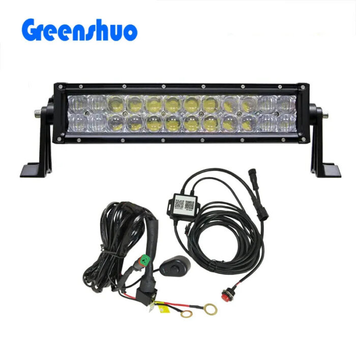 Wholesale RGB 14 22 32 42 52inch 5D Multi Color 72w Led Light Bar Offroad 4x4 Truck Car Roof Lamp