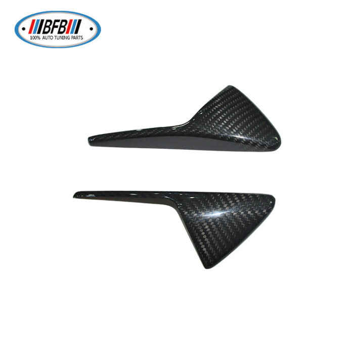 100% Real Carbon Fiber Side Marker Light Cover - For Tesla Model S/X/3 - Turn Signal Light Shell