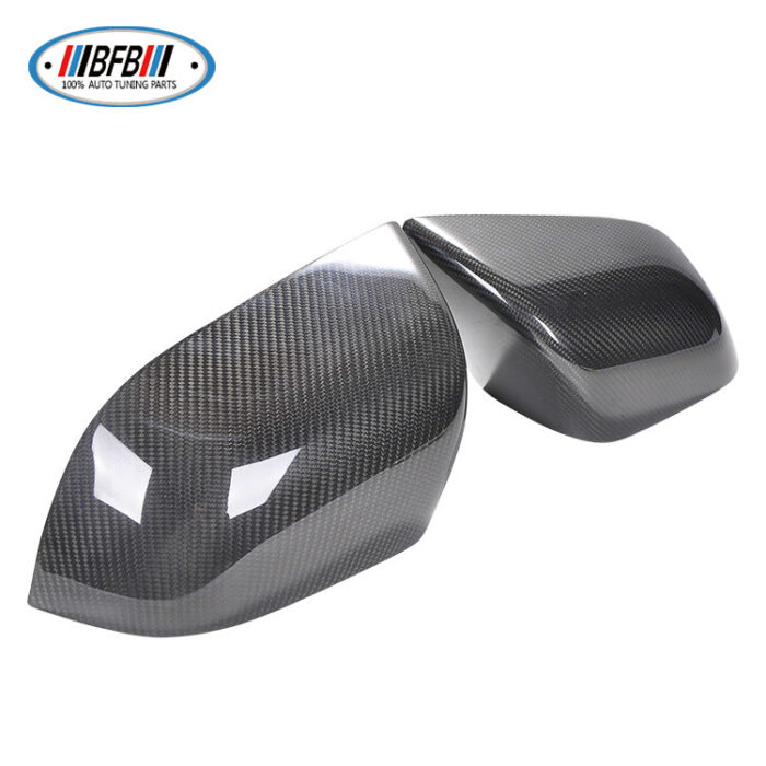 100% Real Carbon Fiber Rearview Mirror Cover - For Tesla Model 3 - Dry Carbon Fiber Mirror Shell Mirror Protector