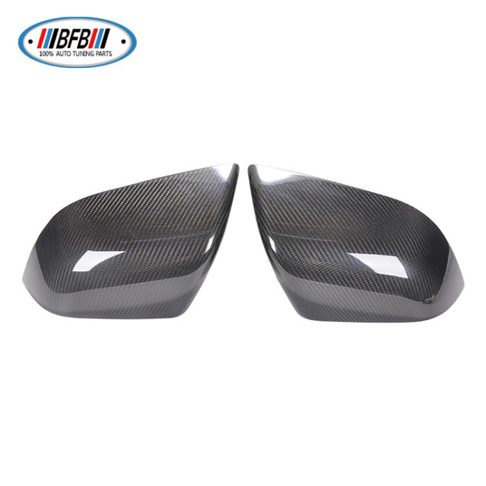 100% Real Carbon Fiber Rearview Mirror Cover - For Tesla Model 3 - Dry Carbon Fiber Mirror Shell Mirror Protector