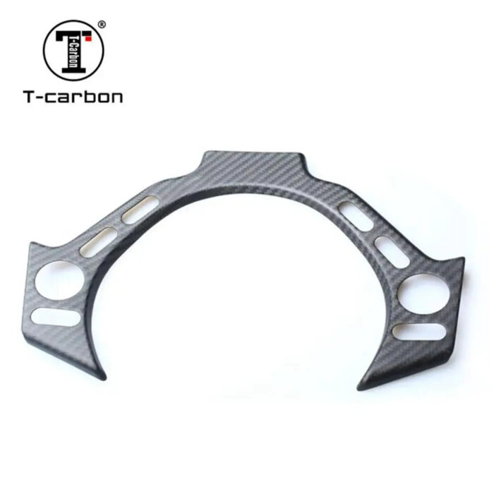 T-carbon Car Interior Accessories Carbon Fiber Steering Wheel Cover For Nissan GTR R35 2008-2014