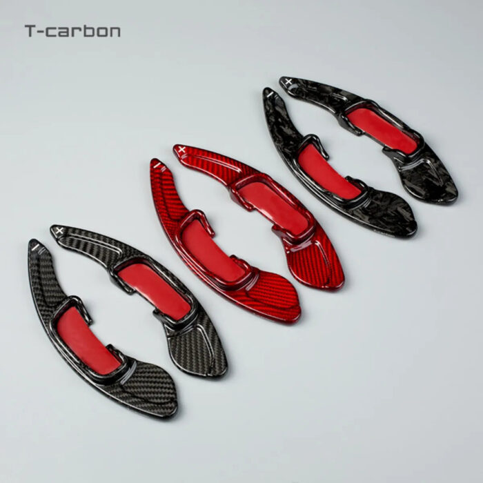 T-carbon Carbon Fiber Steering Wheel Extension Shift Paddle Shifter For Mazdad 2 3 6 CX-4 CX4 CX-5 CX5 Atenza Axela MX-5 Paddle